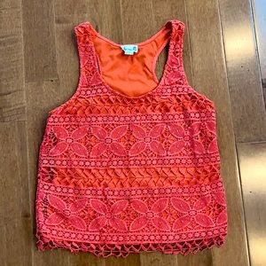 Tikirani lace crop top